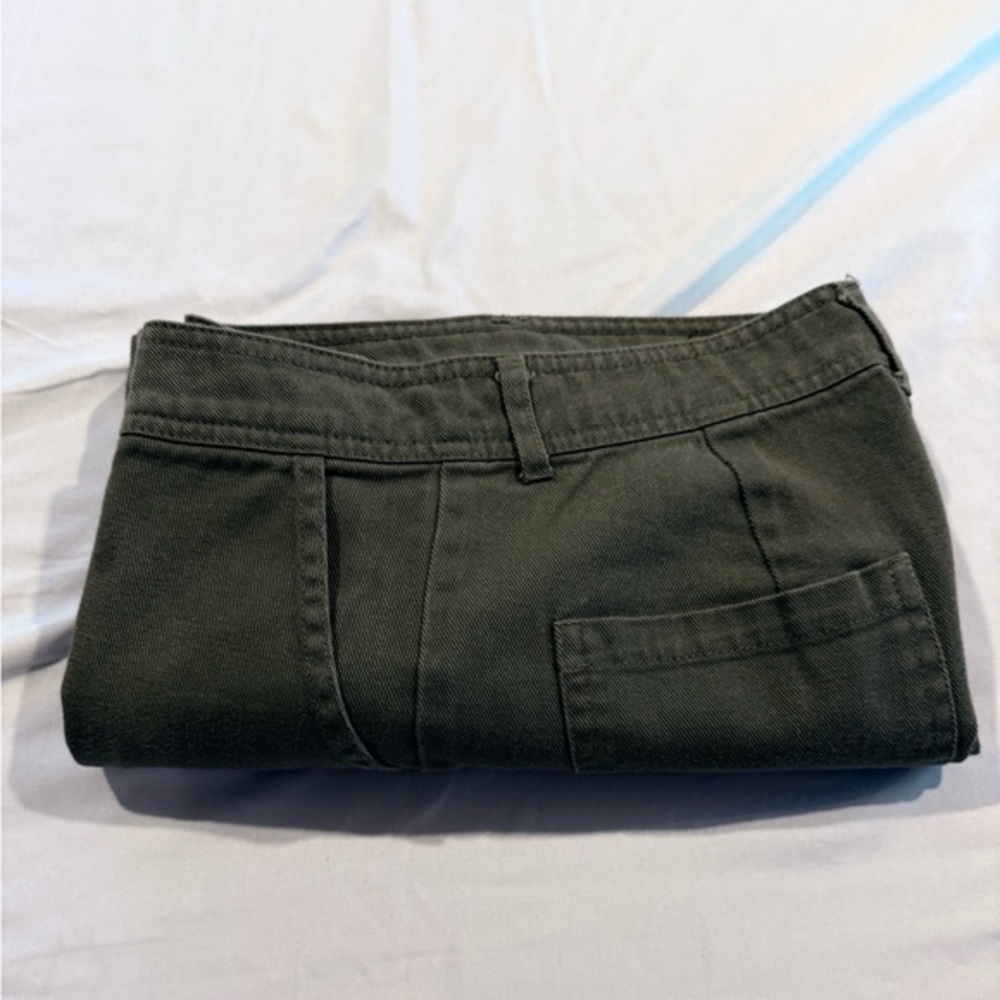 Who What Wear Olive Wide Leg Utility Pants | Size 27/4 | NWT - Picture 15 of 15